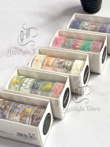 چسب واشی شفاف گل گلی
