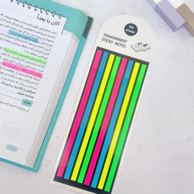 استیک نوت هایلایتری شفاف فسفری