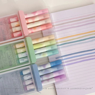 هایلایتر 4 عددی پاستلی