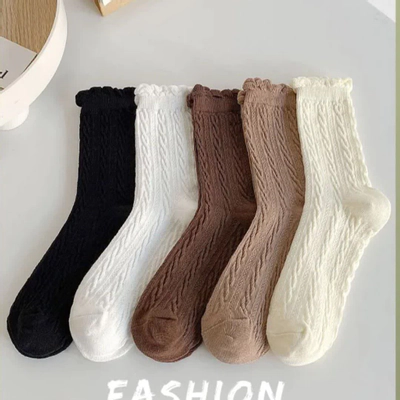 جوراب ساقدار لب پفکی