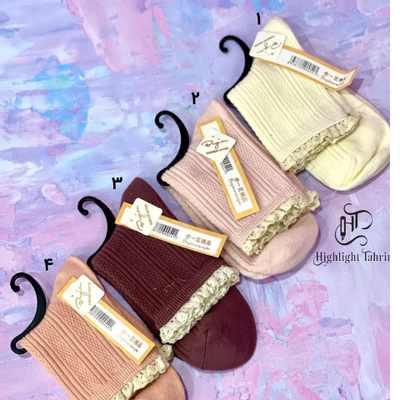 جوراب ساقدار لب گیپوری