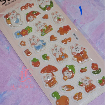 استیکر برجسته خرگوش