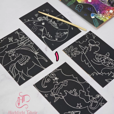 برگه طرح دار جادویی