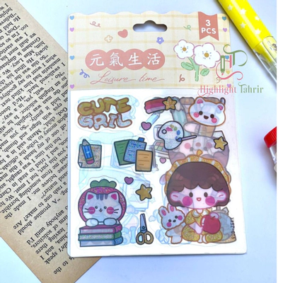 استیکر پک 3 ورقی