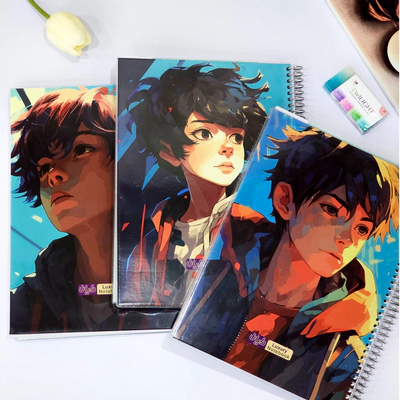 دفتر انیمه پسرونه 80 برگ‌